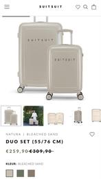 Nieuw! Suitsuit Kofferset Natura bleached sand, Hard kunststof, 45 tot 55 cm, Ophalen of Verzenden, 70 cm of meer