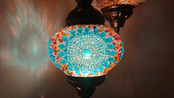 Verschillende Oosterse Marokkaanse lamp hanglamp glasmozaiek