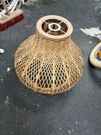 Rotan Lampenkap - Sfeervolle Verlichting, Huis en Inrichting, Lampen | Lampenkappen, 25 tot 50 cm, Beige, Rond, Ophalen of Verzenden