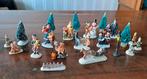 Kerstdorp losse poppetjes en accessoires., Ophalen