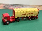 Herpa Mercedes trekker met container HOYER IMG7/8/1/2/3/4, Ophalen of Verzenden, Gebruikt, Bus of Vrachtwagen, Herpa