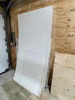 Witte hardboard platen vloerbescherming, Ophalen, Zo goed als nieuw