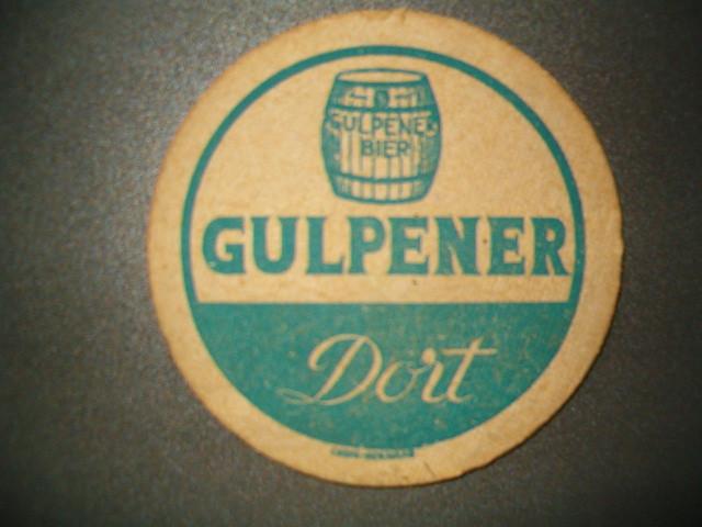 *Gulpener 5 : Vooroorlogs : R/V : 90 mm, 2 mm dik, Ophalen of Verzenden, Gebruikt, Viltje(s), Overige merken