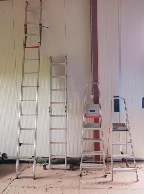 Ladders en trappen, Doe-het-zelf en Verbouw, Ladders en Trappen, Gebruikt, Ophalen