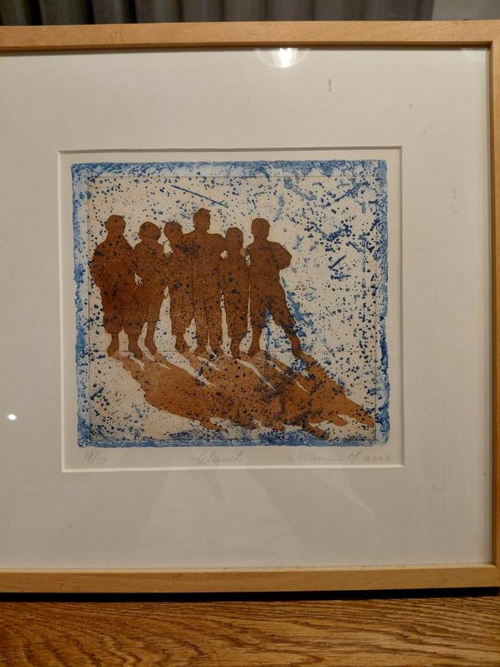 Kleurenets Willemien Holterman - Gesigneerd 2002, Antiek en Kunst, Kunst | Etsen en Gravures, Ophalen of Verzenden