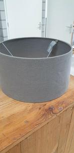 Hoffz linnen lampenkap, dia 40 cm, dark grey, Huis en Inrichting, Ophalen of Verzenden, Zo goed als nieuw, Rond, 25 tot 50 cm