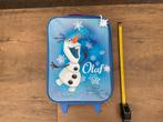 Zgan, niet kapot, werkt, Disney Frozen Olaf kinder koffer, Ophalen, Zo goed als nieuw, Zacht kunststof