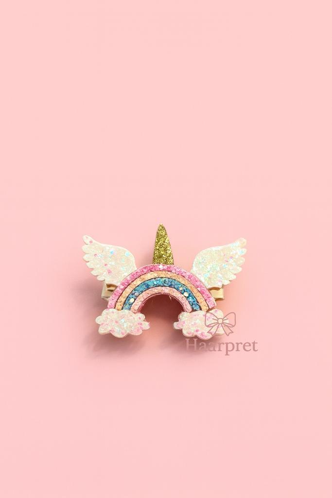 Unicorn op een alligatorspeldje, Sieraden, Tassen en Uiterlijk, Uiterlijk | Haarverzorging, Nieuw, Verzenden