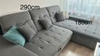 Nette hoekbank met slaapfunctie en opbergruimte, Huis en Inrichting, 250 tot 300 cm, Gebruikt, Hoekbank, Ophalen of Verzenden