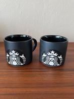 Set van 2 Starbucks koffie mokken zwart wit collectos item, Huis en Inrichting, Ophalen of Verzenden, Nieuw, Overige materialen