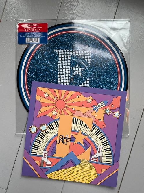Elton john Diamonds picture disc met litho, Cd's en Dvd's, Vinyl | Pop, Nieuw in verpakking, 2000 tot heden, Ophalen of Verzenden