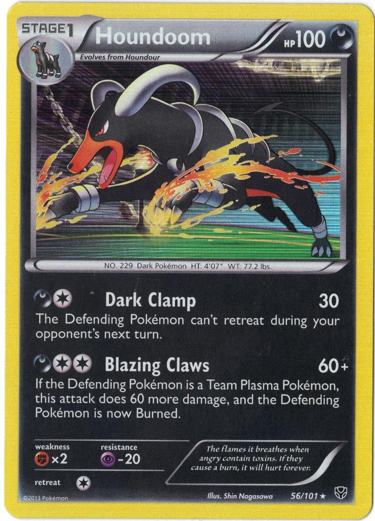 Plasma Blast,  Houndoom [holo] 56/101, Verzenden, Nieuw, Losse kaart