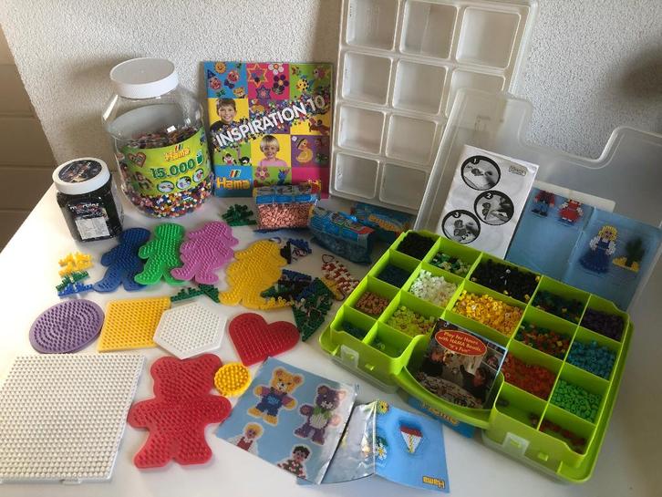 Hama strijkkralen pakket, Hobby en Vrije tijd, Knutselen, Zo goed als nieuw, Knutselwerk, Ophalen