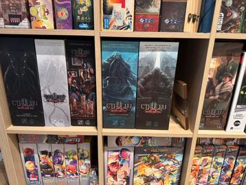Cthulhu Death May Die seizoen 1 tm 4 kickstarter + extras beschikbaar voor biedingen