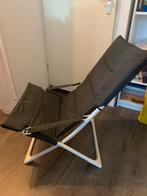 Comfortabele Vouwstoel Relaxstoel - Inklapbaar - Grijs, Ophalen, Zo goed als nieuw, Eén, Stof