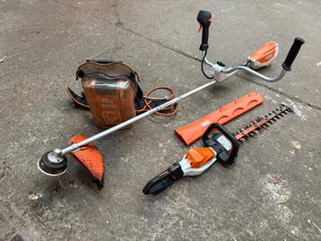 Stihl hoevenier set bosmaaier heggenschaar incl accu beschikbaar voor biedingen