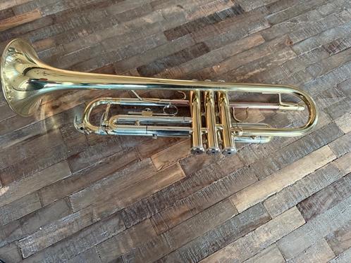 Bes trompet Manchester Brass Ambassador, Muziek en Instrumenten, Blaasinstrumenten | Trompetten, Gebruikt, Bes-trompet, Met koffer