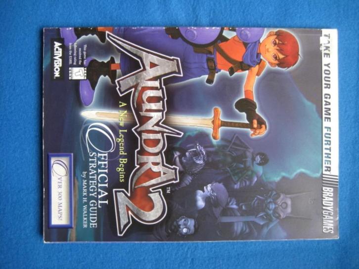 Alundra 2 strategy guide boek (PS1), Spelcomputers en Games, Games | Sony PlayStation 1, Zo goed als nieuw, Role Playing Game (Rpg)