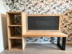 Houten kinderbureau met magnetisch krijtbord, Ophalen, Gebruikt, Tafel(s)