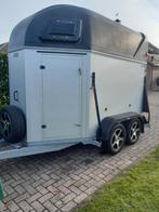 Henra 2 paards trailer ptn20+ enkelas aanhanger alluminium, Ophalen of Verzenden, Zo goed als nieuw, Aluminium, 2-paards trailer