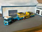 Herpa Daf XF met puinbreker, Hobby en Vrije tijd, Modelauto's | 1:87, Ophalen of Verzenden, Zo goed als nieuw, Bus of Vrachtwagen