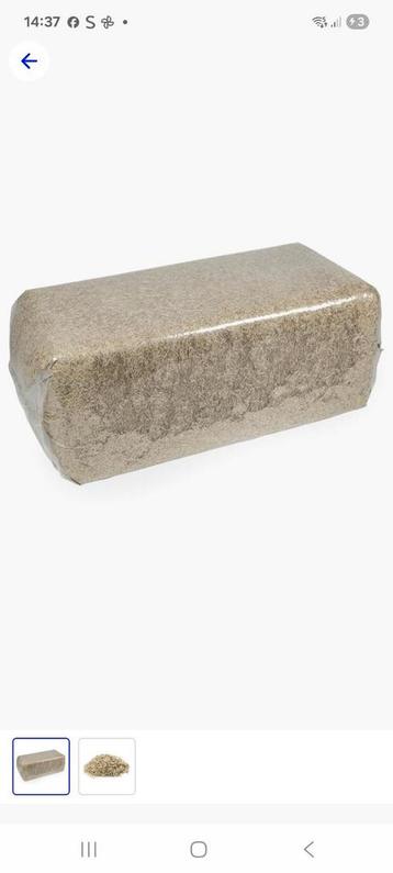 Nieuwe baal vlas strooisel 20kg beschikbaar voor biedingen