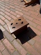 Antiek houten stoofje, Ophalen of Verzenden, Zo goed als nieuw, Hout