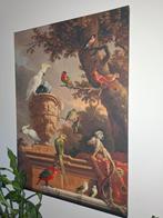 Schilderij/canvas vogels 70x100, De menagerie, d'Hondecoeter, Ophalen