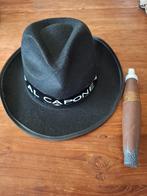 Al Capone Carnaval Hoed met Sigaar, Carnaval, Overige maten, Ophalen of Verzenden, Zo goed als nieuw