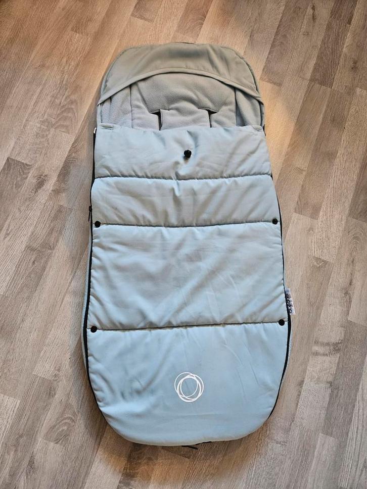 Bugaboo Voetenzak - Lichtblauw, Kinderen en Baby's, Dekens, Slaapzakjes en Inbakerproducten, Zo goed als nieuw, Deken, 100 cm of meer