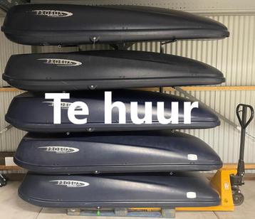 Dakkoffer Skibox te huur Hapro 655 liter XXL Groot beschikbaar voor biedingen
