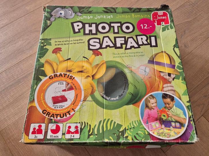 photo safari, Hobby en Vrije tijd, Gezelschapsspellen | Bordspellen, Gebruikt, Ophalen of Verzenden