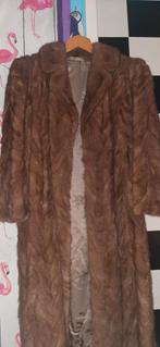 Vintage Bruine Nerts Bontjas, Kleding | Dames, Onbekend, Ophalen of Verzenden, Gedragen
