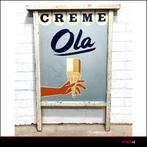 Creme Ola stoep-/reclamebord., Reclamebord, Gebruikt, ., Ophalen of Verzenden
