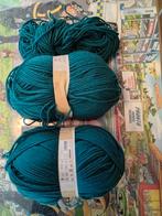 Mooie Zeegroene Wol - promo bollen, Hobby en Vrije tijd, Breien en Haken, Ophalen of Verzenden, Zo goed als nieuw, Breien of Haken