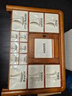 Antieke Kruidenkast met Keramische Lades, Huis en Inrichting, Ophalen of Verzenden, Gebruikt