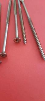 50 houtschroeven kruiskop 5 mm dik 120 mm lang schutting, Verzenden, Nieuw, Minder dan 180 cm, Balken