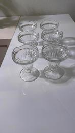 IJSCOUPES 6 stuks, Verzamelen, Glas en Borrelglaasjes, Ophalen, Zo goed als nieuw