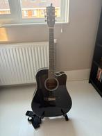 Gitaar Harley Benton D-120CE BK zwart, Ophalen, Zo goed als nieuw, Klassieke of Spaanse gitaar