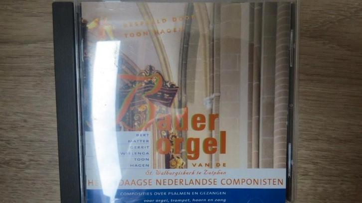 Cd orgel: Hedendaagse componisten, Bert Matter, Toon Hagen, Cd's en Dvd's, Cd's | Klassiek, Zo goed als nieuw, Kamermuziek, Classicisme