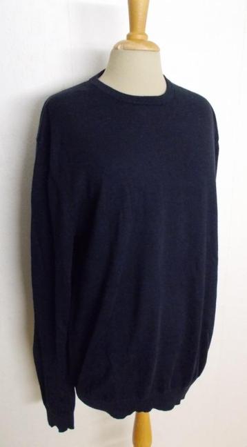 Donkerblauwe unisex soepele 100% wol trui van Matinique! XL beschikbaar voor biedingen