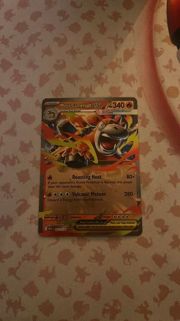 Mega Camerupt Mega Evolution, Ophalen of Verzenden, Zo goed als nieuw