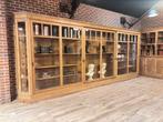 Winkelkast / vitrinekast oud grenen, Antiek en Kunst, Antiek | Kantoor en Zakelijk, Ophalen