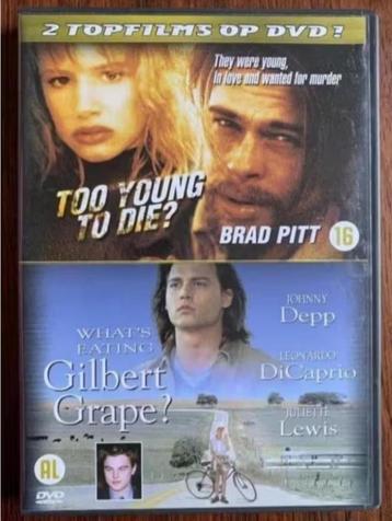DVD Too young to die? What's eating Gilbert Grape? Brad Pitt beschikbaar voor biedingen
