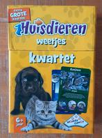 Kwartet: Huisdieren weetjes/ extra grote kaarten, Ophalen of Verzenden, Zo goed als nieuw, Kwartet(ten)