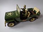 Oude blikken T.K.K. U.S. 2400 Jeep met 2 figuren, Japan, Ophalen of Verzenden, Gebruikt