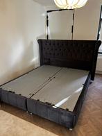 Luxe bedframe met opbergruimte 200x210 antraciet, Gebruikt, Overige kleuren, 210 cm, Tweepersoons