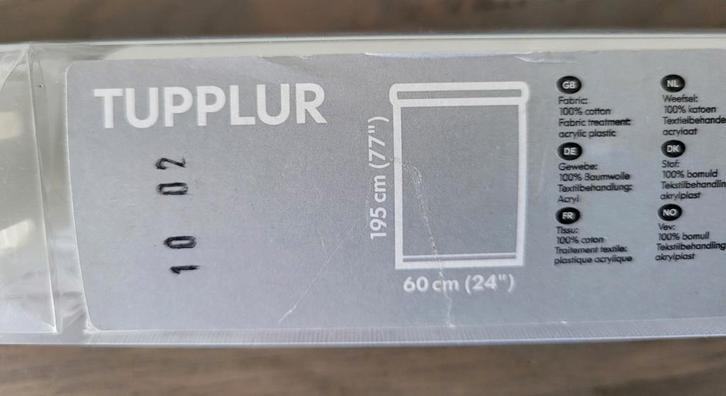 IKEA Tupplur verduisterend Rolgordijn - Nieuw in Verpakking, Huis en Inrichting, Stoffering | Gordijnen en Lamellen, Nieuw, 150 tot 200 cm
