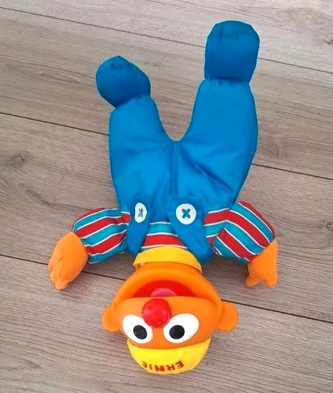 Vintage Ernie Sesamstraat pop Tyco 1995 40 cm, Kinderen en Baby's, Speelgoed | Poppen, Zo goed als nieuw, Overige typen, Ophalen of Verzenden