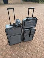 Kofferset 4-delig Grijs NIEUW, 50 tot 60 cm, Nieuw, Ophalen of Verzenden, 35 tot 45 cm